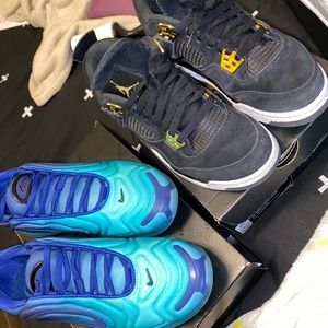 Nike 720 & Jordan 4s together